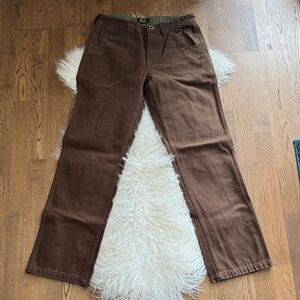 SEAGER BISON PANT BROWN sz 30 excellent condition